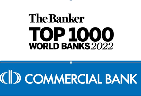 Standard Tænk fremad Pak at lægge ComBank ranked among world's Top 1000 banks for 12th consecutive year<